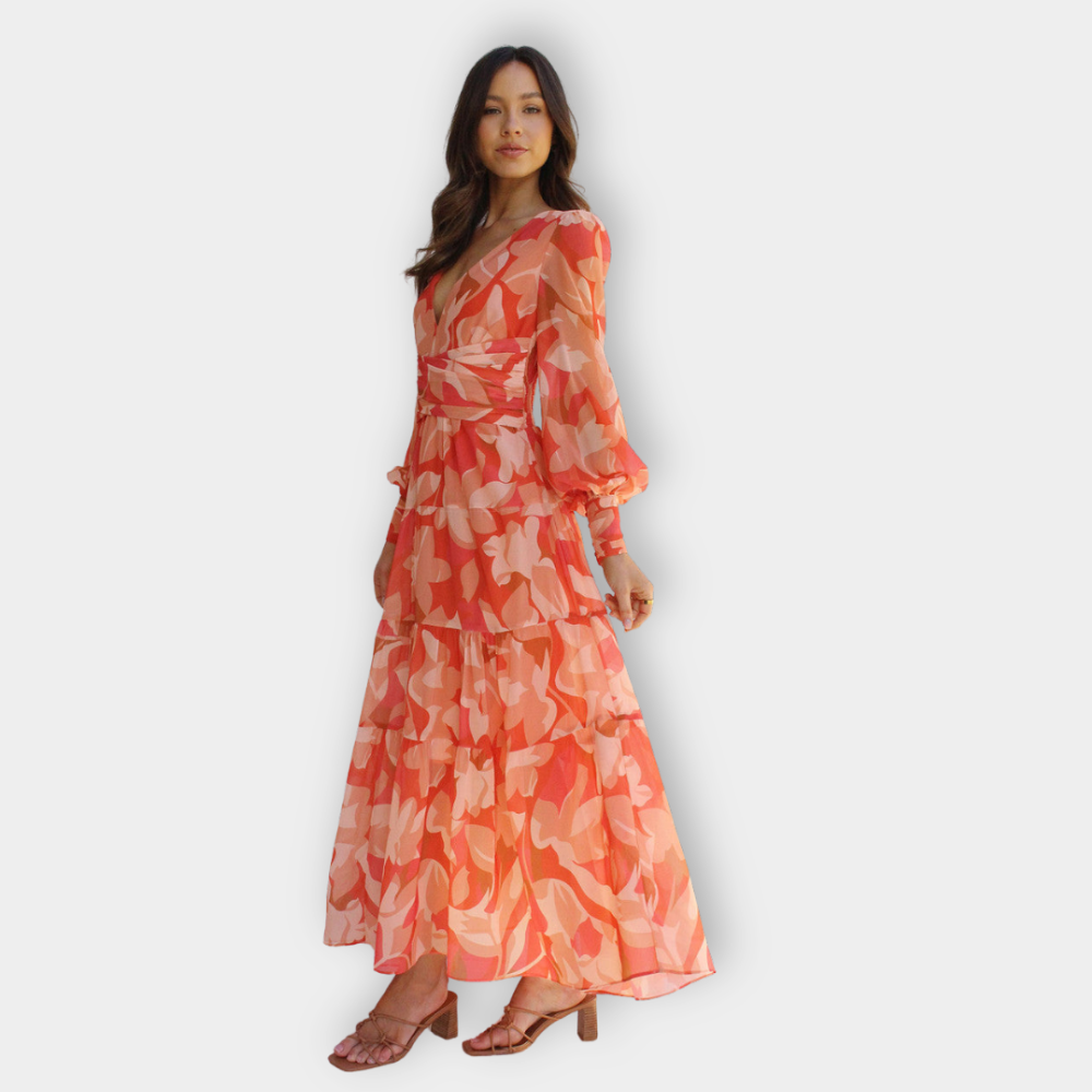 Zarina – Floral Wrap Dress