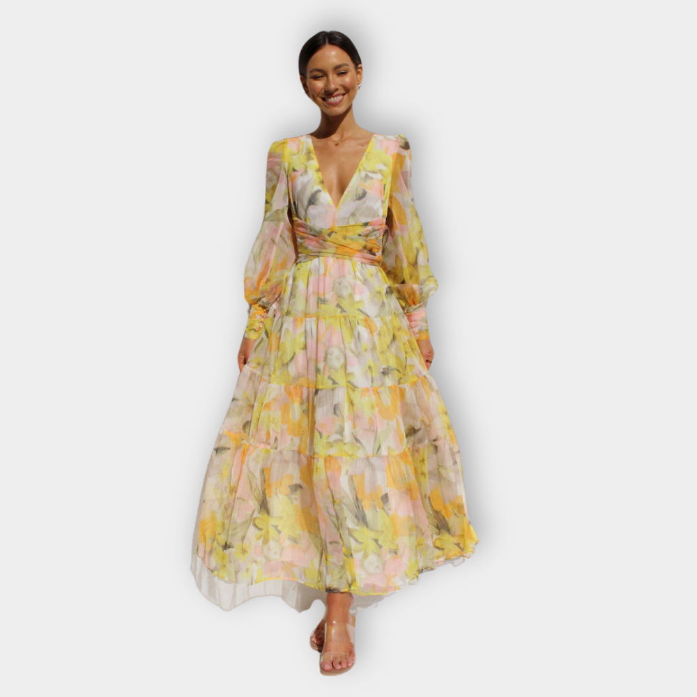Zarina – Floral Wrap Dress