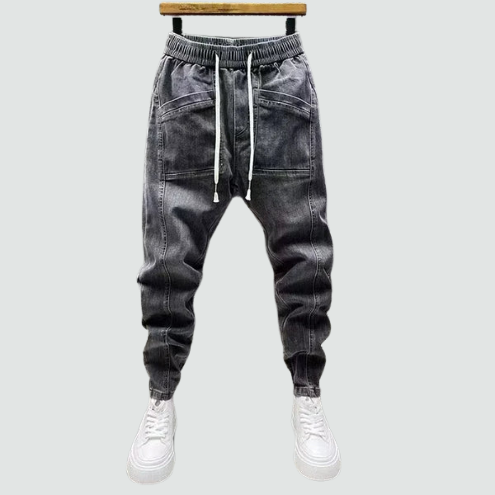 The Ezechiele Denim Jogging Pants
