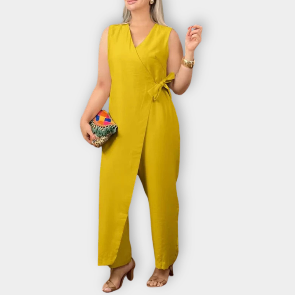 Lenny - Elegant Wrap Jumpsuit