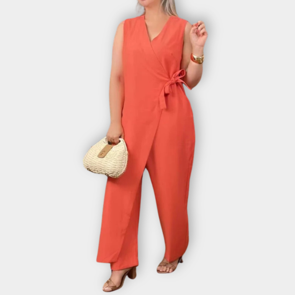 Lenny - Elegant Wrap Jumpsuit