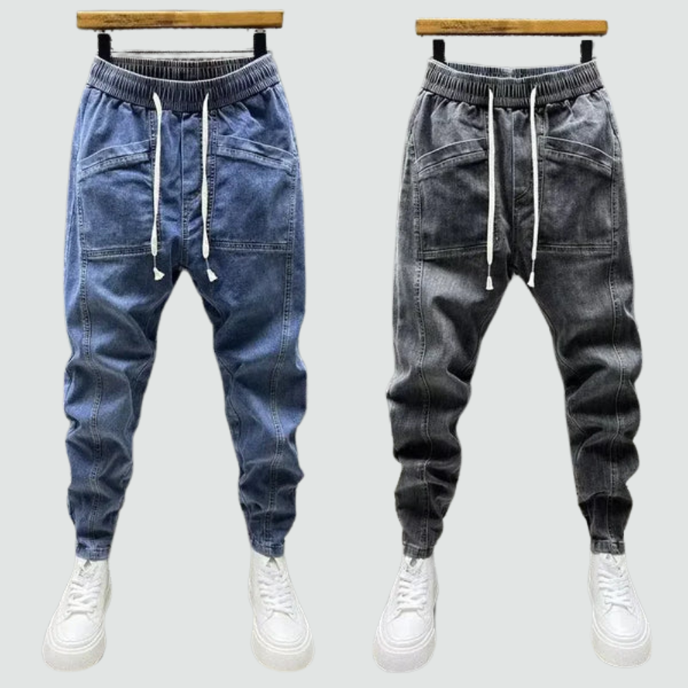 The Ezechiele Denim Jogging Pants