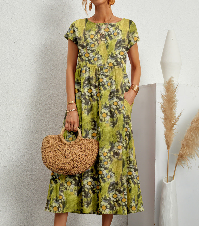 Rosela - Boho Midi Dress