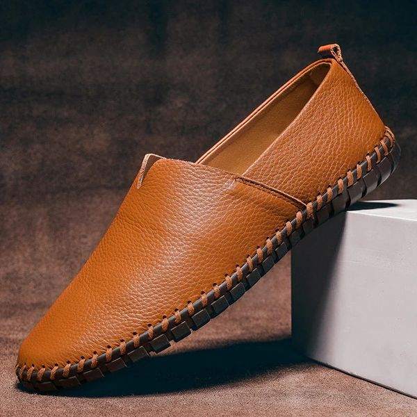 Enry - Hand-Stitched Leather Loafers