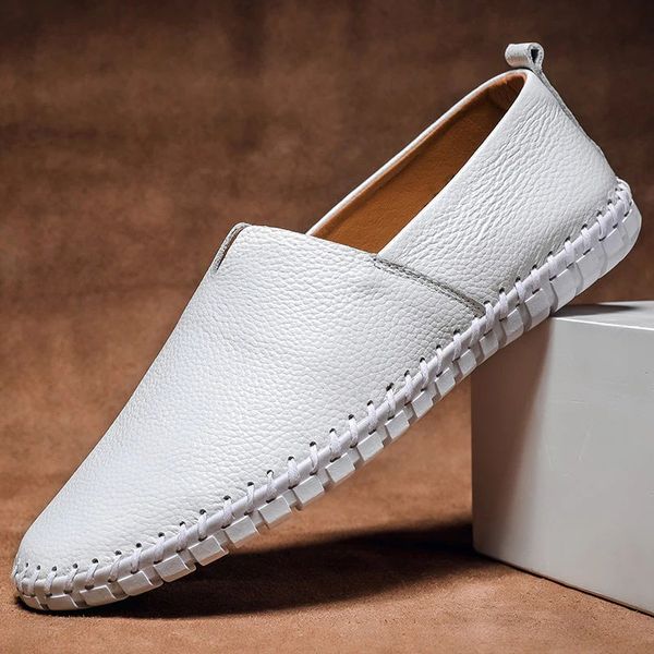 Enry - Hand-Stitched Leather Loafers