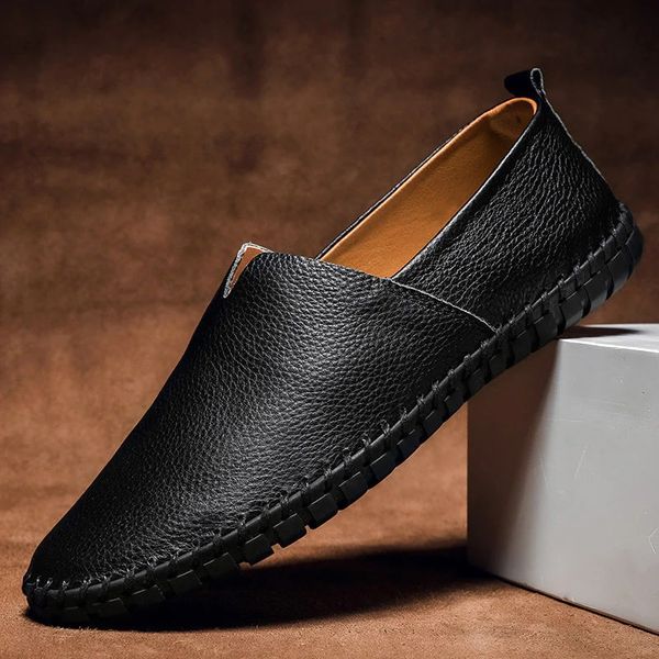 Enry - Hand-Stitched Leather Loafers