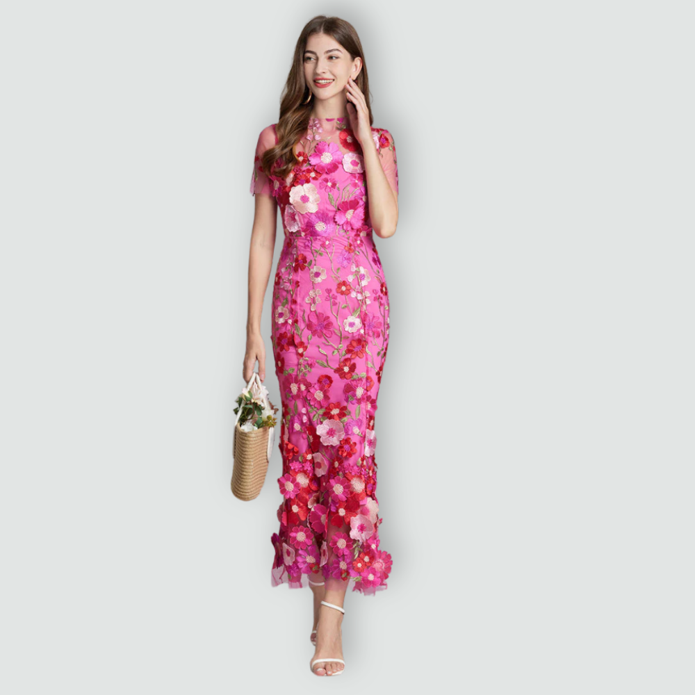 Jessica - Floral Finesse Dress
