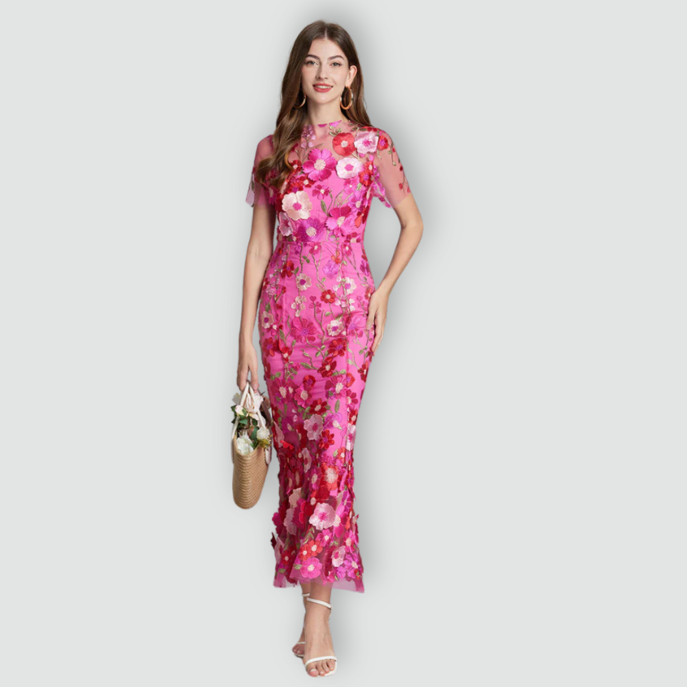 Jessica - Floral Finesse Dress