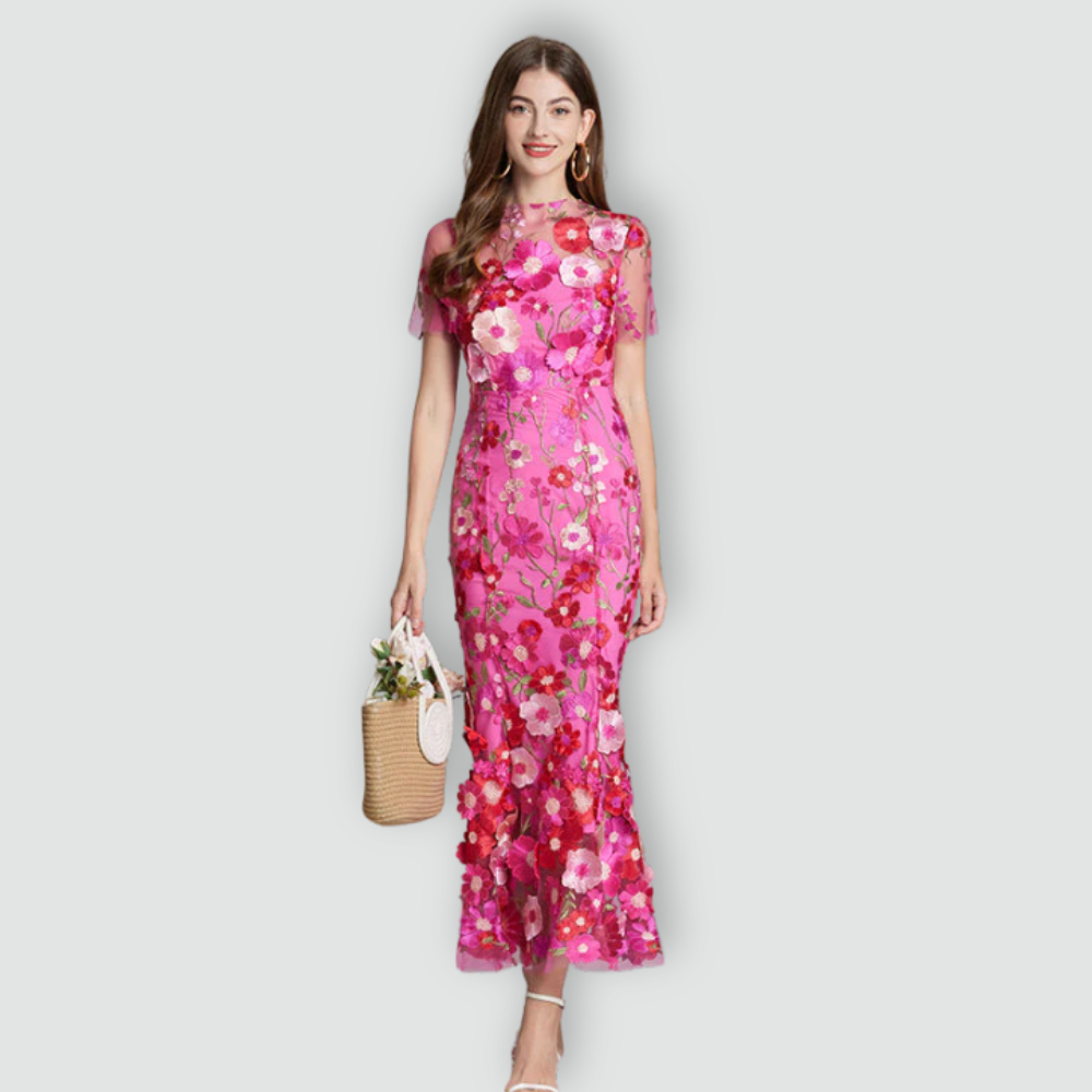 Jessica - Floral Finesse Dress