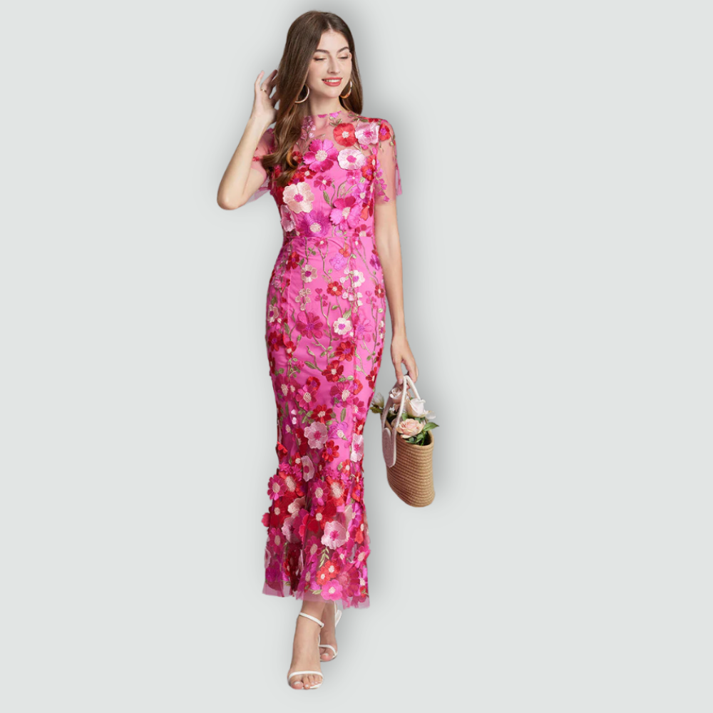 Jessica - Floral Finesse Dress