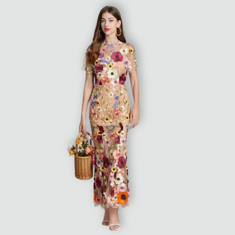 Jessica - Floral Finesse Dress