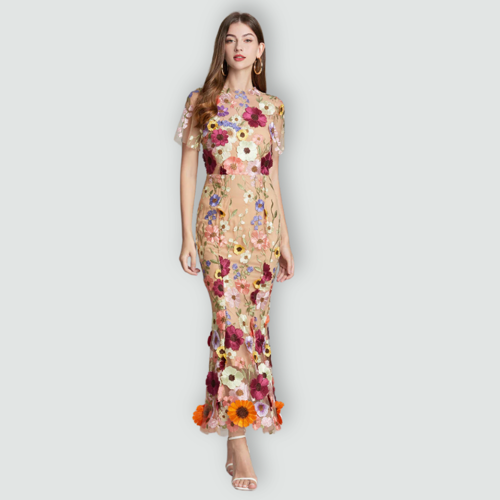 Jessica - Floral Finesse Dress