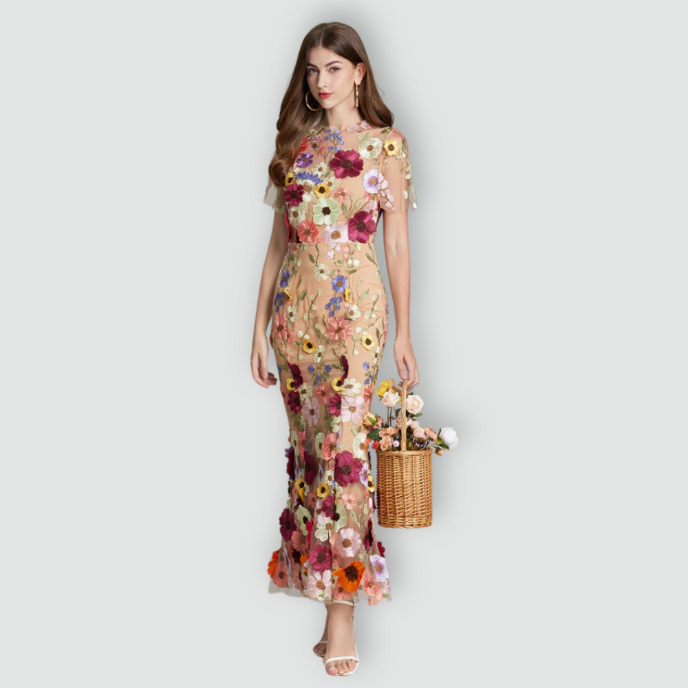 Jessica - Floral Finesse Dress