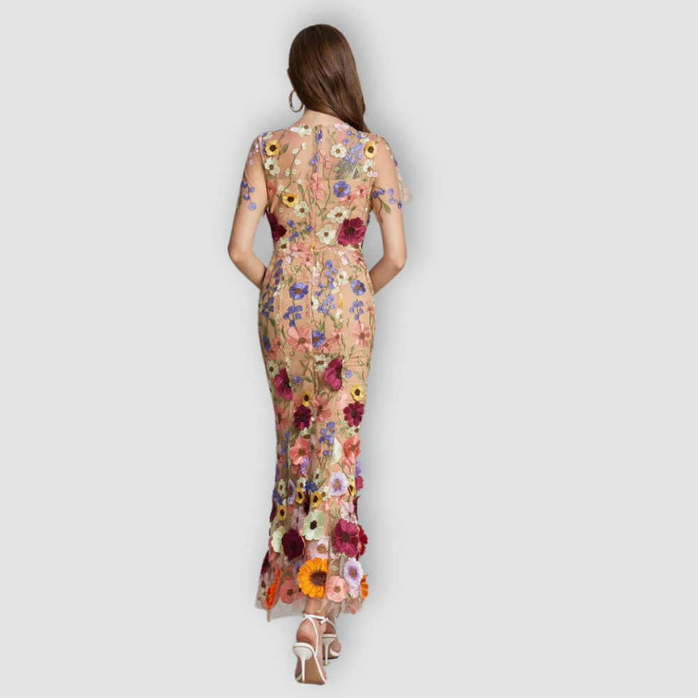 Jessica - Floral Finesse Dress