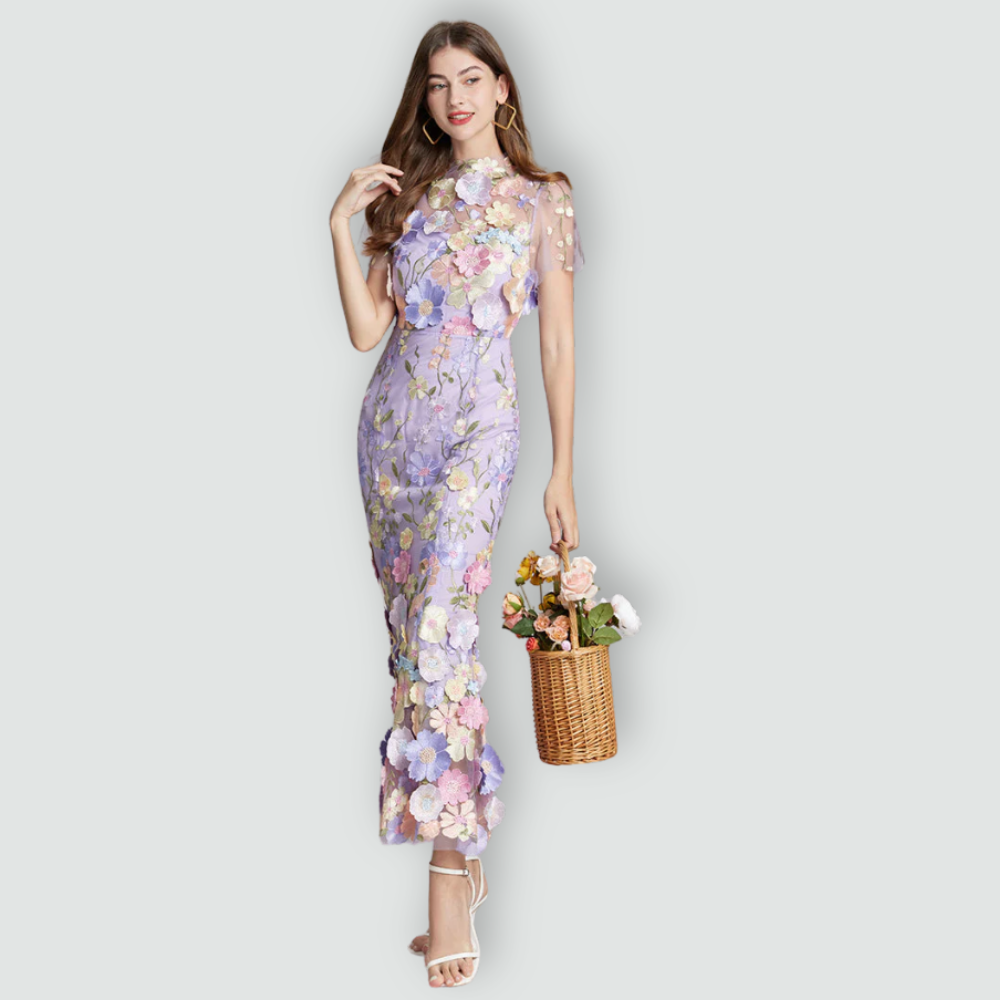 Jessica - Floral Finesse Dress