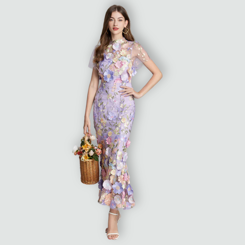 Jessica - Floral Finesse Dress