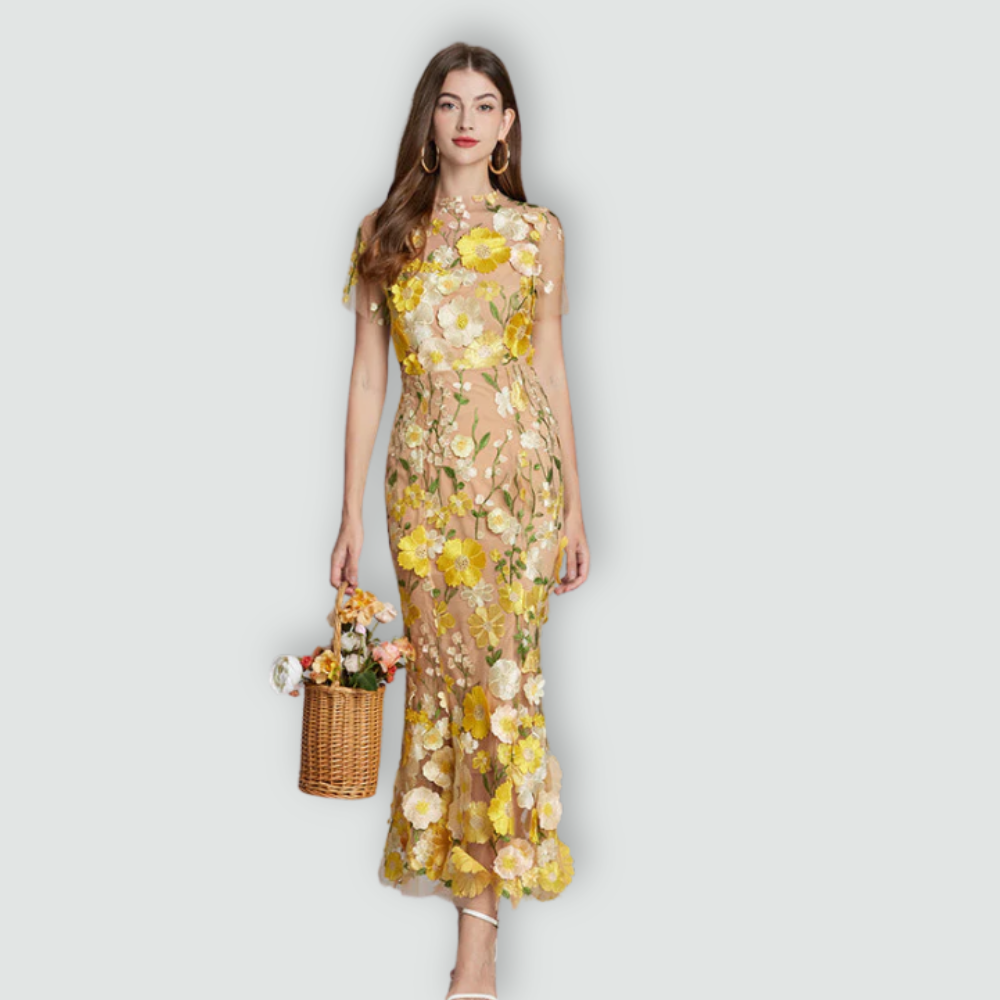 Jessica - Floral Finesse Dress