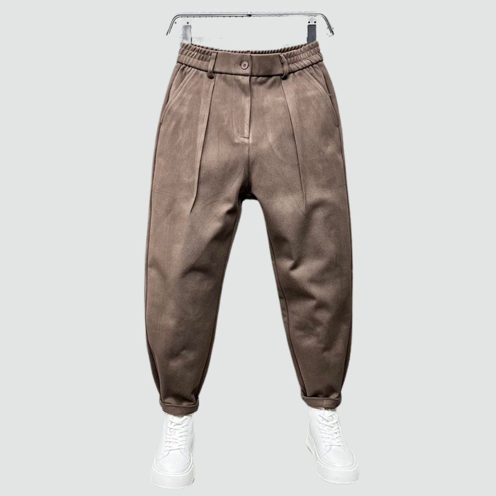The Zaccaria Elegant Heathered Pants