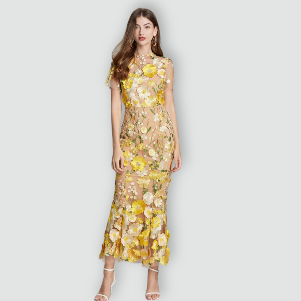 Jessica - Floral Finesse Dress