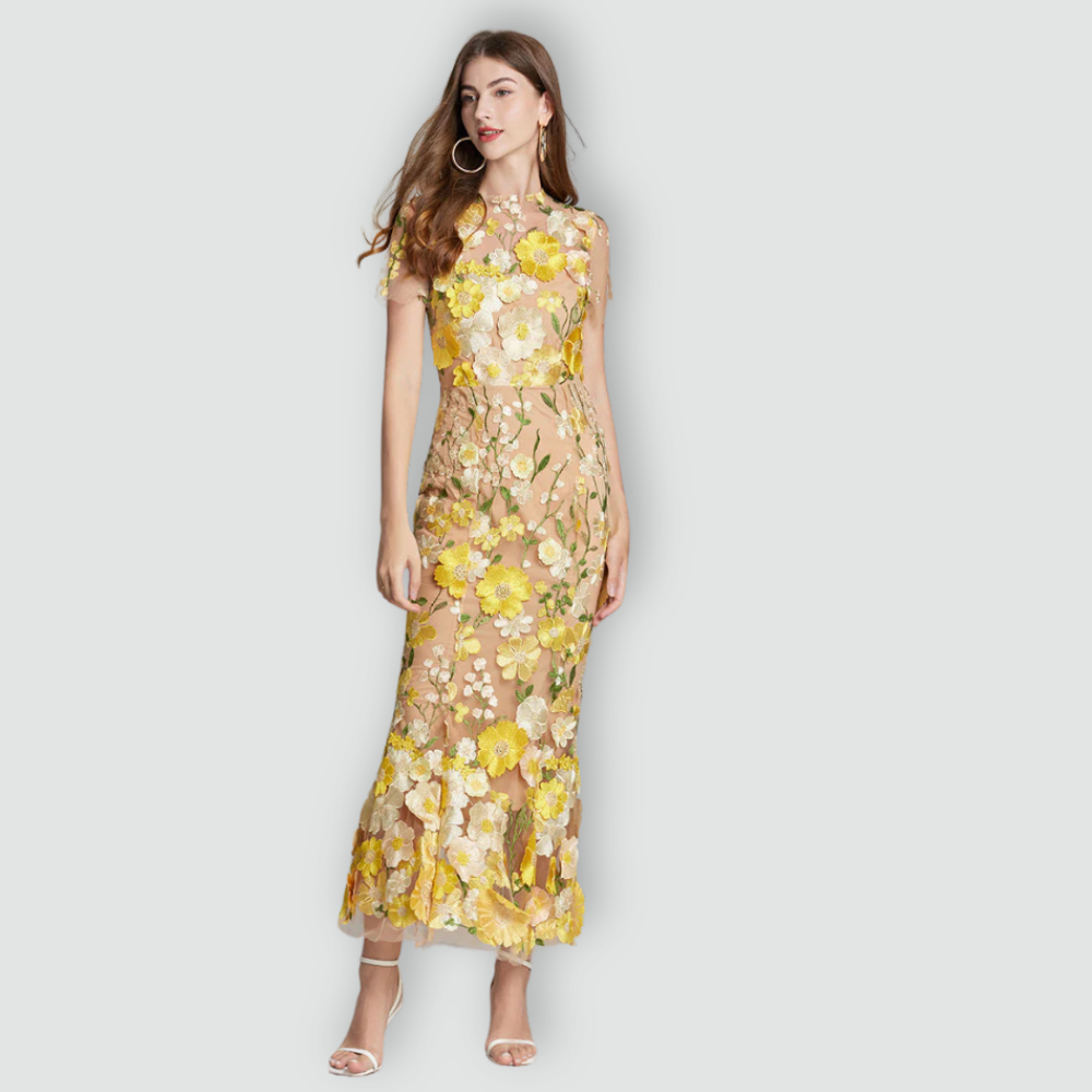 Jessica - Floral Finesse Dress