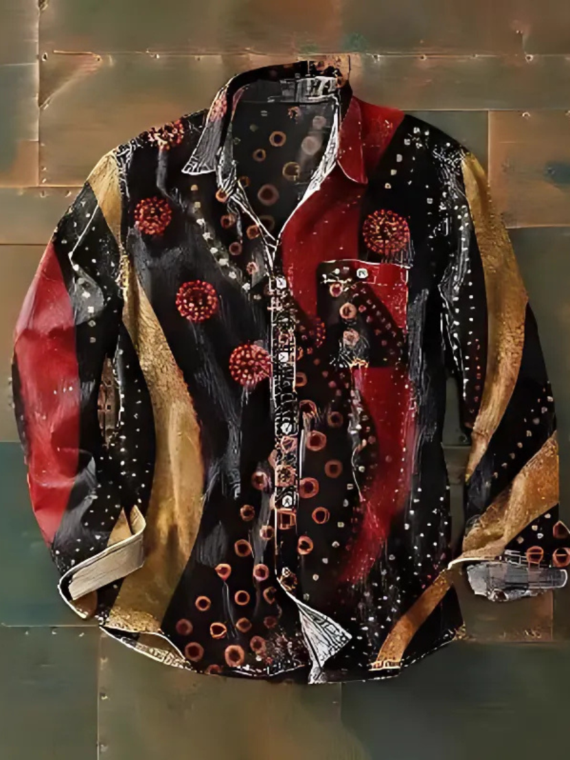 MARIO | PATCHWORK SHIRT WITH PRACTICAL POCKET