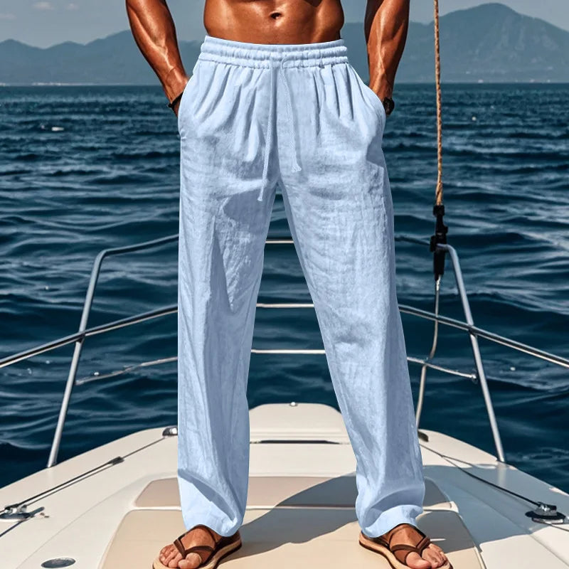 Elyas - Relaxed Linen Trousers
