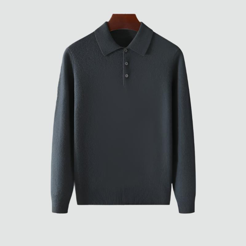 Jonathan - Classic Polo Wool Sweater