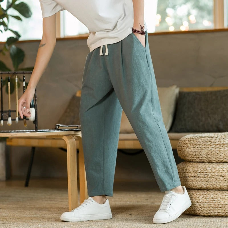 Arin - Minimal Cotton Trousers