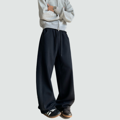 Elli - Tie Dye Fleece Wide-Leg Pants