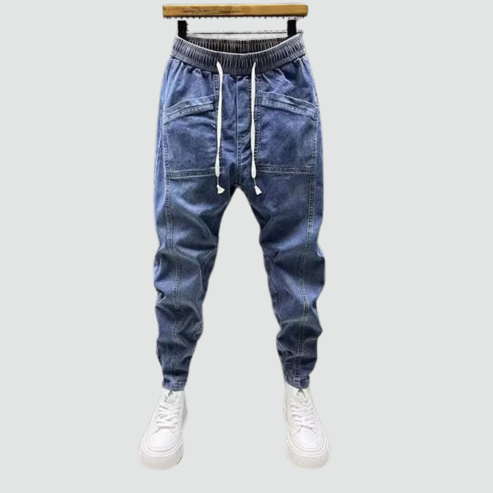 The Ezechiele Denim Jogging Pants