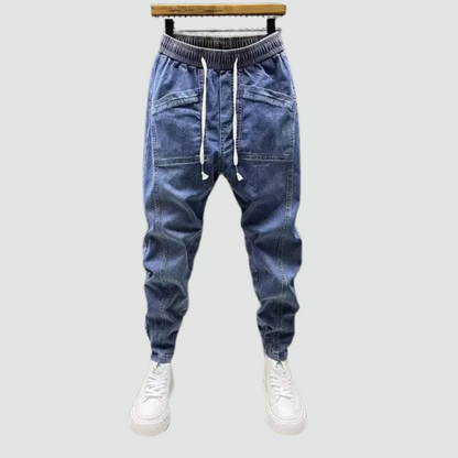 The Ezechiele Denim Jogging Pants