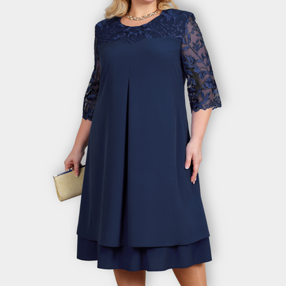 Eliana - Embroidered Banquet Dress
