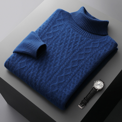 The Alex Turtleneck Weave Sweater