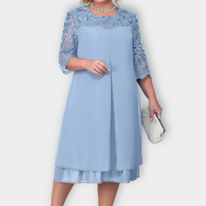 Eliana - Embroidered Banquet Dress