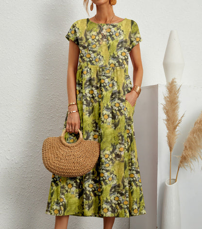 Rosela - Boho Midi Dress
