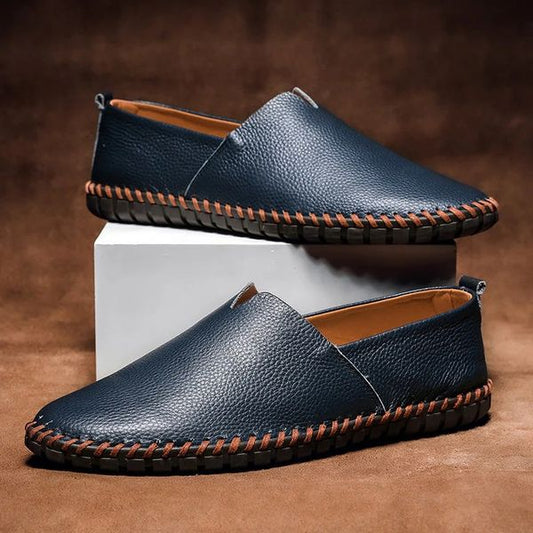 Enry - Hand-Stitched Leather Loafers