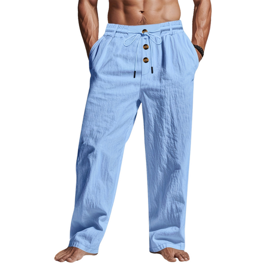Larry - Linen Drawstring Pants