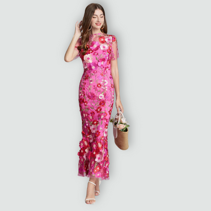 Jessica -  Floral Finesse Dress
