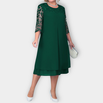 Eliana - Embroidered Banquet Dress