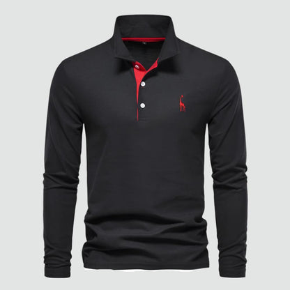 Reynan - Classic Long-Sleeve Polo Shirt