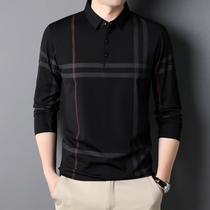 Edward - Classic Striped Polo Tee