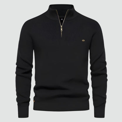 Lucio - Warm Zipper Knit Sweater
