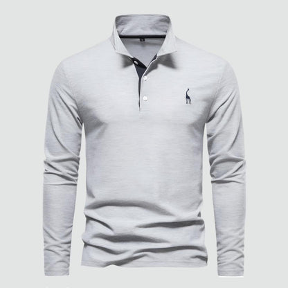 Reynan - Classic Long-Sleeve Polo Shirt