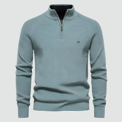 Lucio - Warm Zipper Knit Sweater