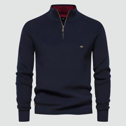 Lucio - Warm Zipper Knit Sweater