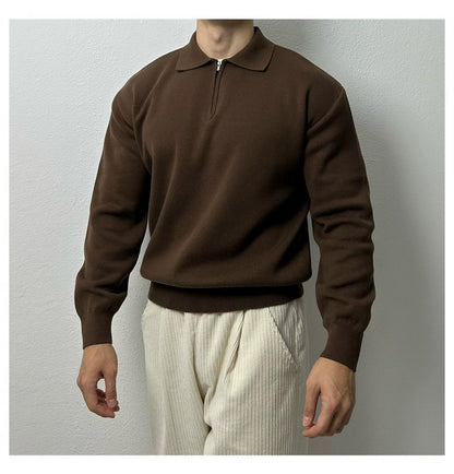 Derek - Zip Collar Sweater