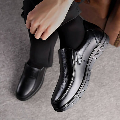 Massimo™ | Stylish Leather Slip-On Shoes