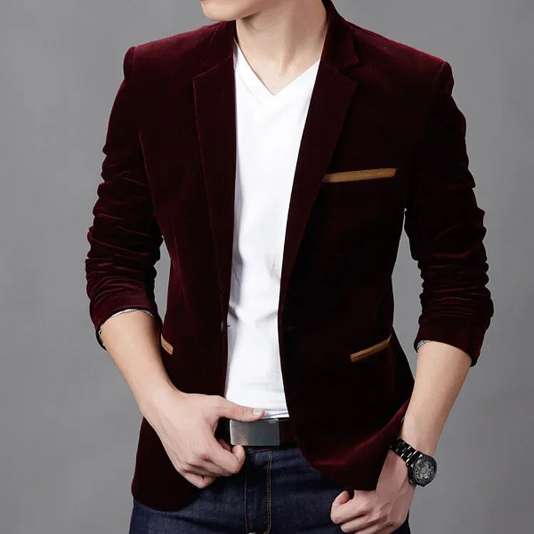 Mikko - Modern Velvet Blazer
