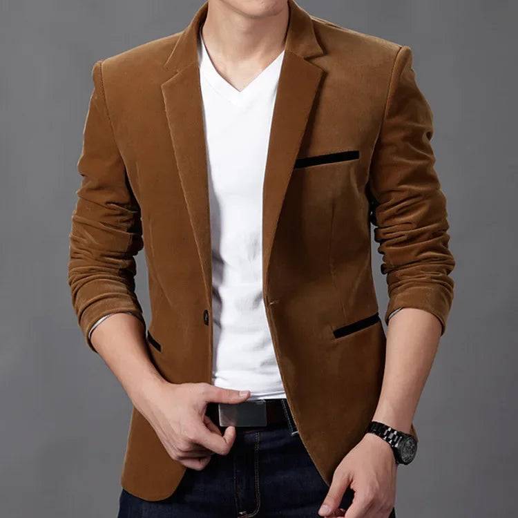 Mikko - Modern Velvet Blazer