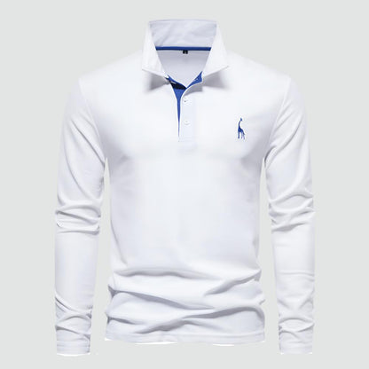 Reynan - Classic Long-Sleeve Polo Shirt